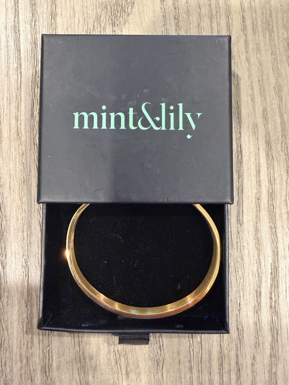 Mint&Lily Cuff Bracelet "She Believed She Could So She Did"